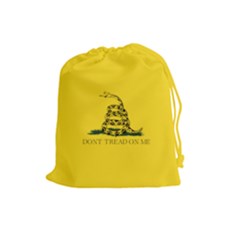 Gadsden Flag Don t Tread On Me Drawstring Pouches (large)  by snek