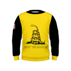 Gadsden Flag Don t Tread On Me Kids  Sweatshirt by snek