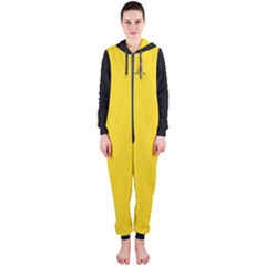 Gadsden Flag Don t Tread On Me Hooded Jumpsuit (ladies)  by snek