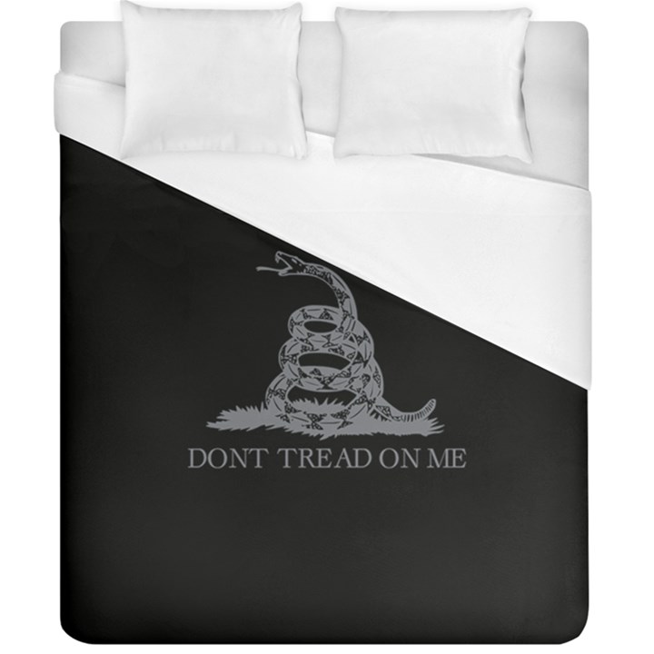 Gadsden Flag Don t tread on me Duvet Cover (California King Size)