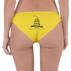 Gadsden Flag Don t Tread On Me Reversible Hipster Bikini Bottoms by snek