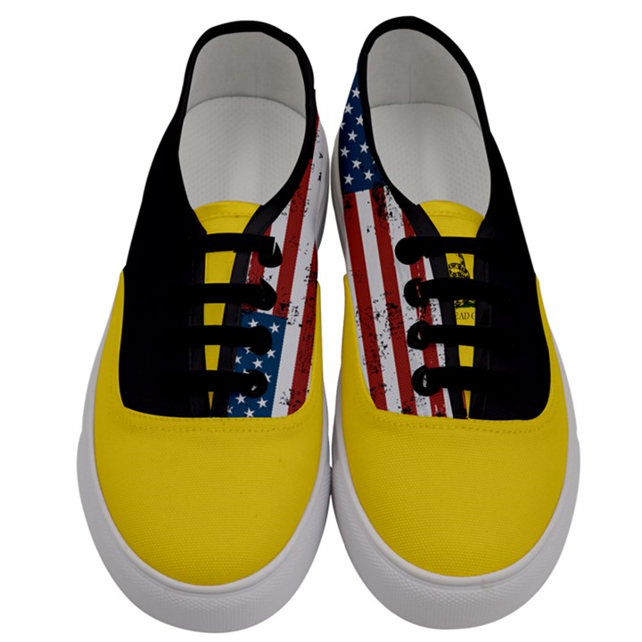 Gadsden Flag Don t tread on me Men s Classic Low Top Sneakers