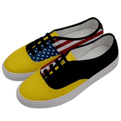 Gadsden Flag Don t Tread On Me Men s Classic Low Top Sneakers by snek