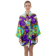 Alien Mandala Long Sleeve Kimono Robe by Sapixe