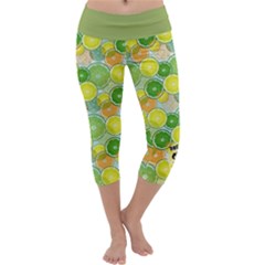 Limeade Capri Yoga Leggings by ThreadsBySkyBoxLLC