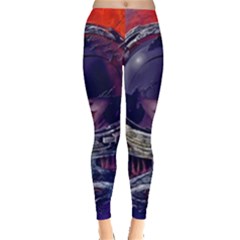 Eve Of Destruction Cgi 3d Sci Fi Space Leggings  by Sapixe