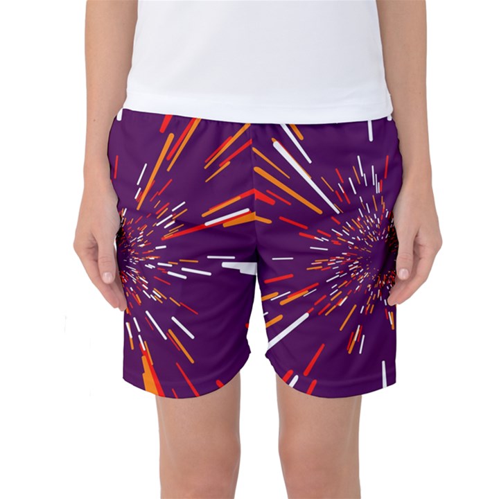 Space Trip 4 Women s Basketball Shorts