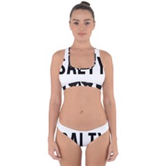 Salty Cross Back Hipster Bikini Set by BMTHREADS