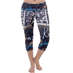 Dscf1638 - Written Poems Capri Yoga Leggings by bestdesignintheworld