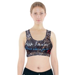 Dscf1638 - Written Poems Sports Bra With Pocket by bestdesignintheworld