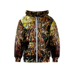 Dscf3438 - Golden Flowers In Ceramics Kids  Zipper Hoodie by bestdesignintheworld