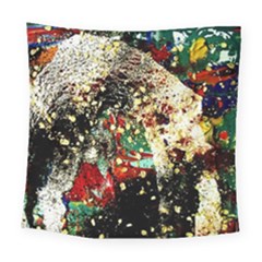 Wet Kiss 2 Square Tapestry (large) by bestdesignintheworld