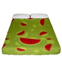 Watermelon Fruit Patterns Fitted Sheet (King Size) View1