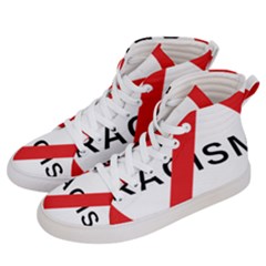 No Racism Women s Hi-top Skate Sneakers by demongstore