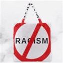 No Racism Grocery Tote Bag View2