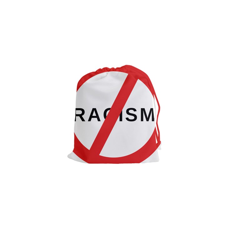 No Racism Drawstring Pouches (XS) 