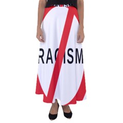 No Racism Flared Maxi Skirt by demongstore