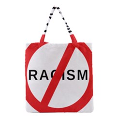 2000px No Racism Svg Grocery Tote Bag by demongstore