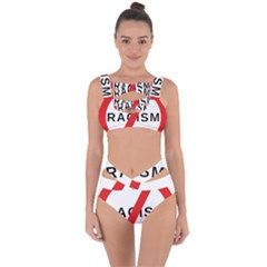 2000px No Racism Svg Bandaged Up Bikini Set  by demongstore