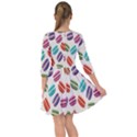 Macaron Macaroon Stylized Macaron Smock Dress View2