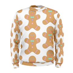 Pattern Christmas Biscuits Pastries Men s Sweatshirt by Sapixe