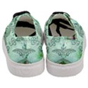 Music, Decorative Clef With Floral Elements Women s Classic Low Top Sneakers View4