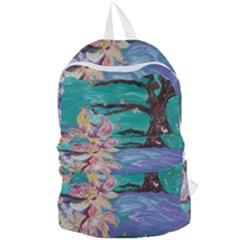 Magnolia By The River Bank Foldable Lightweight Backpack by bestdesignintheworld