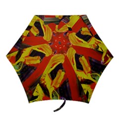 Fish And Bread1/2 Mini Folding Umbrellas by bestdesignintheworld