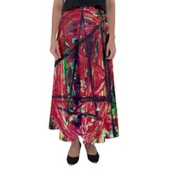 Sacred Marks Flared Maxi Skirt by bestdesignintheworld