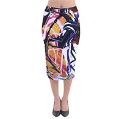 Immediate Attraction 2 Velvet Midi Pencil Skirt by bestdesignintheworld