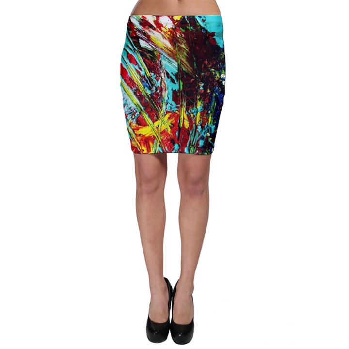 Two Hearts   One Beat 4 Bodycon Skirt