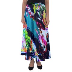 Tulips First Sprouts 6 Flared Maxi Skirt by bestdesignintheworld