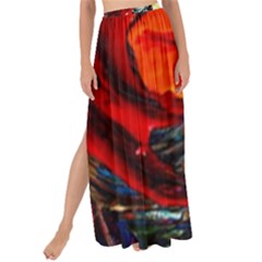 Sunset In A Mountains Maxi Chiffon Tie-up Sarong by bestdesignintheworld