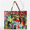 No Warrant For Blossoming Corner Zipper Large Tote Bag View1