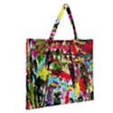 No Warrant For Blossoming Corner Zipper Large Tote Bag View2