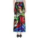 Lillies In Terracota Vase Full Length Maxi Skirt View2