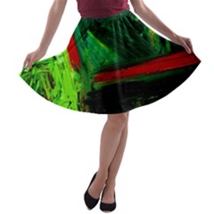 Abandoned Mine 4 A-line Skater Skirt by bestdesignintheworld