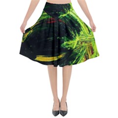 Abandoned Mine 3 Flared Midi Skirt by bestdesignintheworld