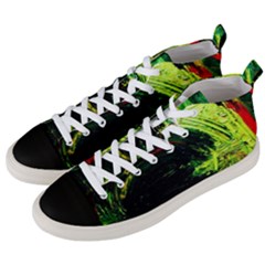 Abandoned Mine 3 Men s Mid-top Canvas Sneakers by bestdesignintheworld