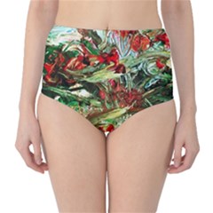 Eden Garden 8 Classic High-waist Bikini Bottoms by bestdesignintheworld