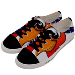 Bird Cartoon Character Parrot Men s Low Top Canvas Sneakers by Simbadda