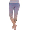 Pink Beige Elephant Skin Capri Yoga Leggings View4