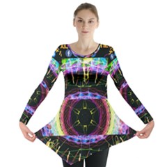 Social Media Rave Leggings Long Sleeve Tunic  by TheExistenceOfNeon2018