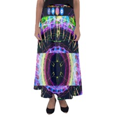 Social Media Rave Leggings Flared Maxi Skirt by TheExistenceOfNeon2018