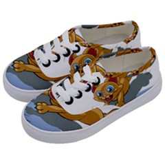 Cat Ball Play Funny Game Playing Kids  Classic Low Top Sneakers by Nexatart