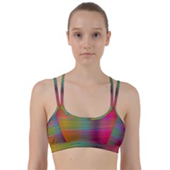 Colorful Sheet Line Them Up Sports Bra by LoolyElzayat