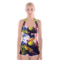 Global Warming 2 Boyleg Halter Swimsuit  View1