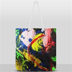 Global Warming 2 Full Print Rope Handle Tote (large) by bestdesignintheworld