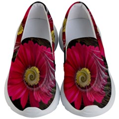 Fantasy Flower Fractal Blossom Kid s Lightweight Slip Ons by Sapixe