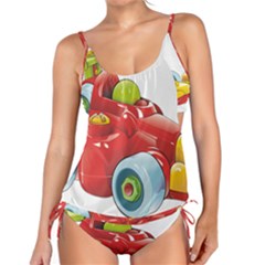 Car Vehicle Racing Car Formula Tankini Set by Sapixe